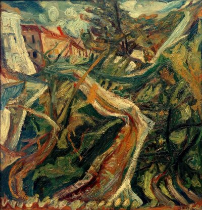 Der Chemin de la fontaine des Tins in Céret von Chaim Soutine